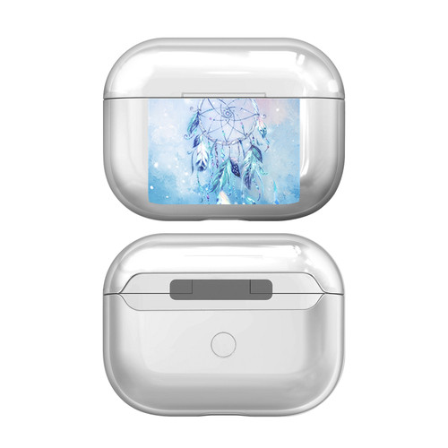 Simone Gatterwe Art Mix Blue Dreamcatcher Clear Hard Crystal Cover Case for Apple AirPods Pro 2 Charging Case