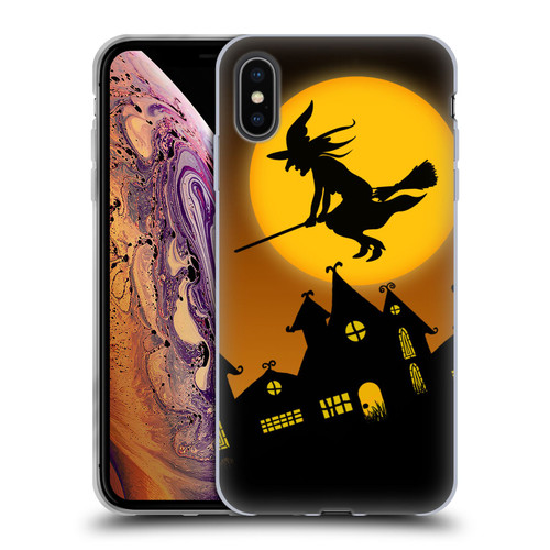 Simone Gatterwe Halloween Witch Soft Gel Case for Apple iPhone XS Max