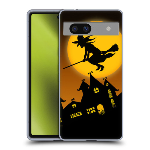 Simone Gatterwe Halloween Witch Soft Gel Case for Google Pixel 7a