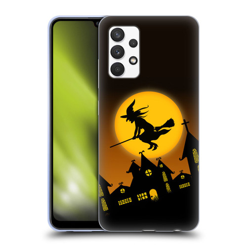 Simone Gatterwe Halloween Witch Soft Gel Case for Samsung Galaxy A32 (2021)