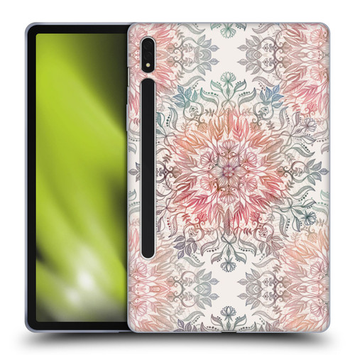 Micklyn Le Feuvre Mandala Autumn Spice Soft Gel Case for Samsung Galaxy Tab S8