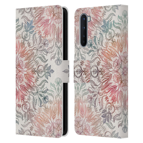 Micklyn Le Feuvre Mandala Autumn Spice Leather Book Wallet Case Cover For OnePlus Nord 5G