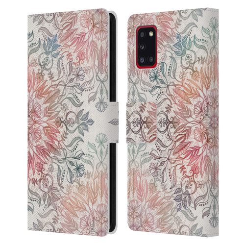 Micklyn Le Feuvre Mandala Autumn Spice Leather Book Wallet Case Cover For Samsung Galaxy A31 (2020)