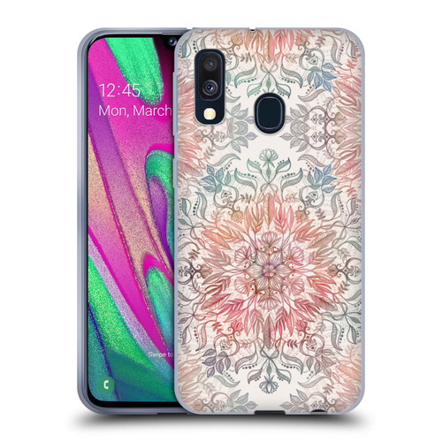 Micklyn Le Feuvre Mandala Autumn Spice Soft Gel Case for Samsung Galaxy A40 (2019)