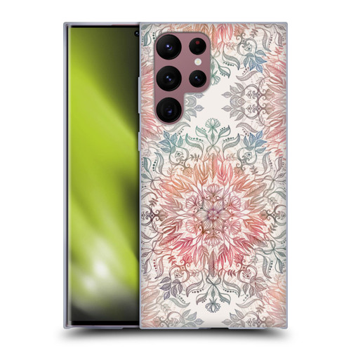 Micklyn Le Feuvre Mandala Autumn Spice Soft Gel Case for Samsung Galaxy S22 Ultra 5G