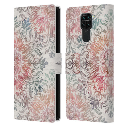 Micklyn Le Feuvre Mandala Autumn Spice Leather Book Wallet Case Cover For Xiaomi Redmi Note 9 / Redmi 10X 4G