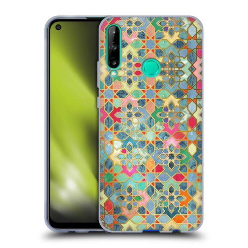 Micklyn Le Feuvre Moroccan Gilt and Glory Soft Gel Case for Huawei P40 lite E