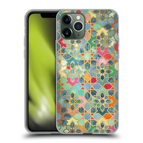 Micklyn Le Feuvre Moroccan Gilt and Glory Soft Gel Case for Apple iPhone 11 Pro
