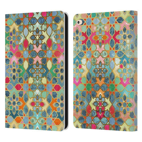 Micklyn Le Feuvre Moroccan Gilt and Glory Leather Book Wallet Case Cover For Apple iPad Air 2 (2014)
