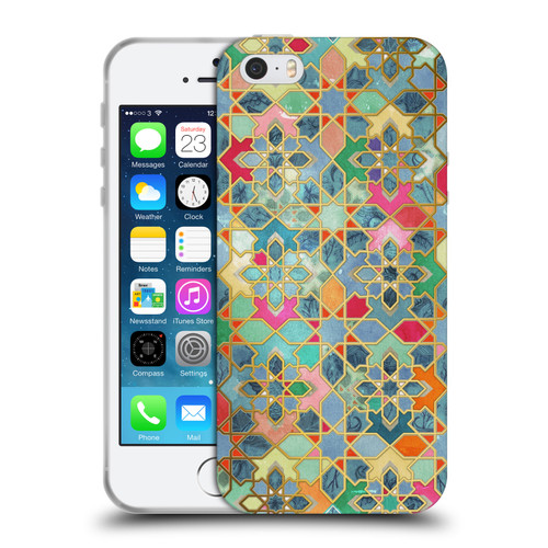 Micklyn Le Feuvre Moroccan Gilt and Glory Soft Gel Case for Apple iPhone 5 / 5s / iPhone SE 2016