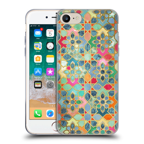 Micklyn Le Feuvre Moroccan Gilt and Glory Soft Gel Case for Apple iPhone 7 / 8 / SE 2020 & 2022