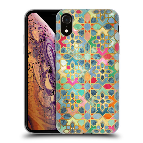 Micklyn Le Feuvre Moroccan Gilt and Glory Soft Gel Case for Apple iPhone XR