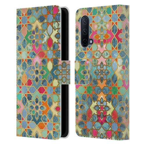 Micklyn Le Feuvre Moroccan Gilt and Glory Leather Book Wallet Case Cover For OnePlus Nord CE 5G