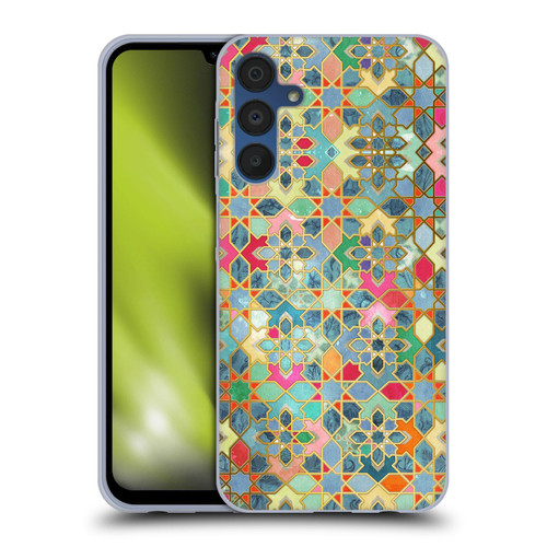 Micklyn Le Feuvre Moroccan Gilt and Glory Soft Gel Case for Samsung Galaxy A15