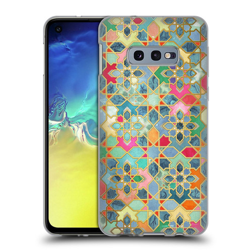 Micklyn Le Feuvre Moroccan Gilt and Glory Soft Gel Case for Samsung Galaxy S10e