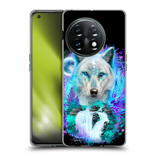 Sheena Pike Animals Winter Wolf Spirit & Waterfall Soft Gel Case for OnePlus 11 5G