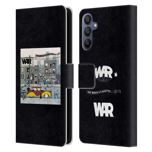 War Graphics The World Is A Ghetto Album Leather Book Wallet Case Cover For Samsung Galaxy A15
