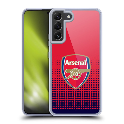 Arsenal FC Crest 2 Fade Soft Gel Case for Samsung Galaxy S22+ 5G