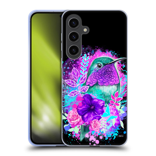 Sheena Pike Animals Purple Hummingbird Spirit Soft Gel Case for Samsung Galaxy S24+ 5G