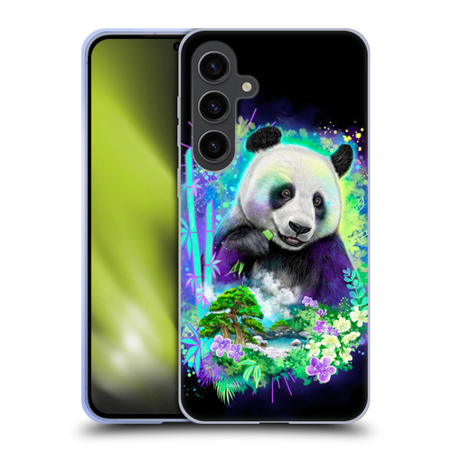Sheena Pike Animals Rainbow Bamboo Panda Spirit Soft Gel Case for Samsung Galaxy S24+ 5G