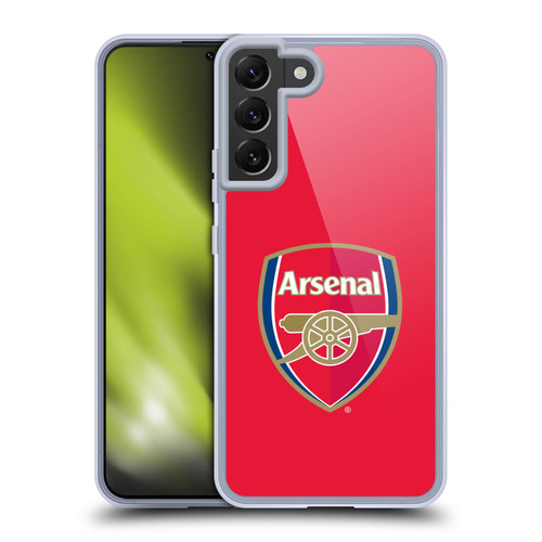 Arsenal FC Crest 2 Full Colour Red Soft Gel Case for Samsung Galaxy S22+ 5G