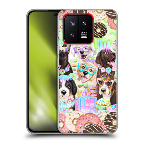 Sheena Pike Animals Puppy Dogs And Donuts Soft Gel Case for Xiaomi 13 5G