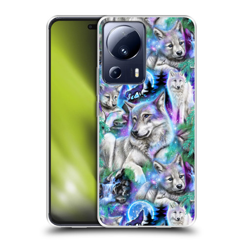 Sheena Pike Animals Daydream Galaxy Wolves Soft Gel Case for Xiaomi 13 Lite 5G
