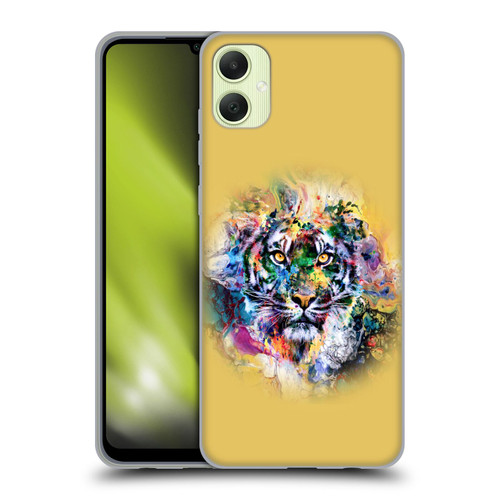 Riza Peker Animal Abstract Abstract Tiger Soft Gel Case for Samsung Galaxy A05