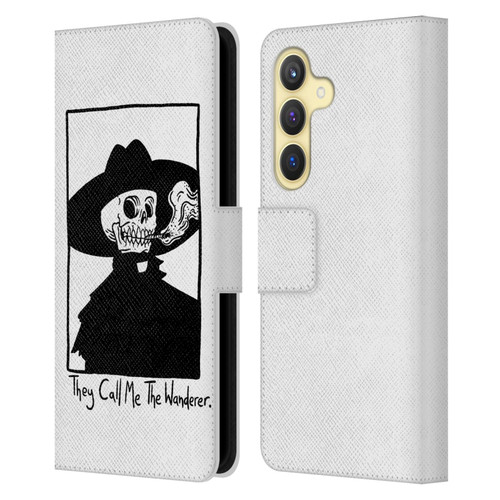 Matt Bailey Art They Call MeThe Wanderer Leather Book Wallet Case Cover For Samsung Galaxy S24 5G
