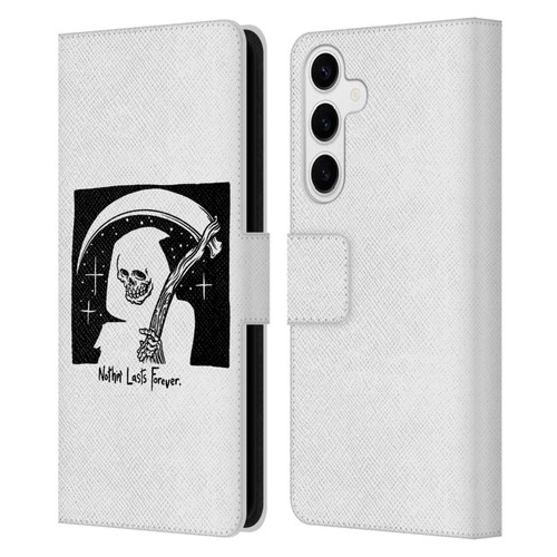 Matt Bailey Art Nothing Last Forever Leather Book Wallet Case Cover For Samsung Galaxy S24+ 5G