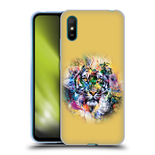 Riza Peker Animal Abstract Abstract Tiger Soft Gel Case for Xiaomi Redmi 9A / Redmi 9AT