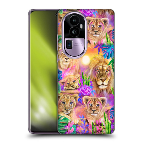 Sheena Pike Big Cats Daydream Lions And Cubs Soft Gel Case for OPPO Reno10 Pro+