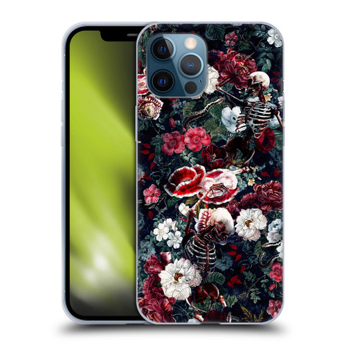 Riza Peker Skulls 9 Skeletal Bloom Soft Gel Case for Apple iPhone 12 Pro Max