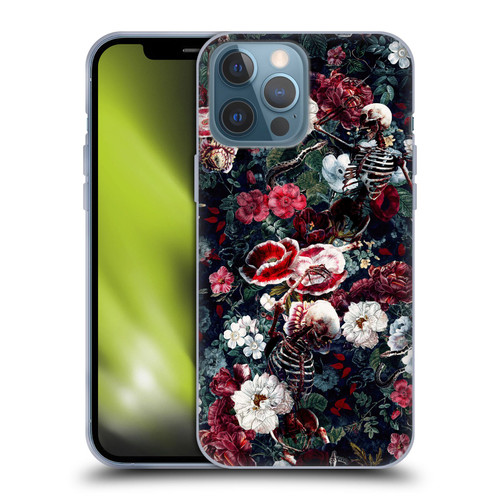 Riza Peker Skulls 9 Skeletal Bloom Soft Gel Case for Apple iPhone 13 Pro Max