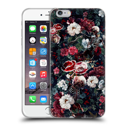 Riza Peker Skulls 9 Skeletal Bloom Soft Gel Case for Apple iPhone 6 Plus / iPhone 6s Plus