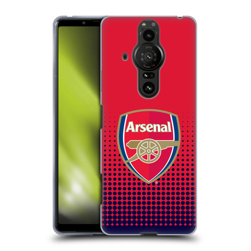 Arsenal FC Crest 2 Fade Soft Gel Case for Sony Xperia Pro-I