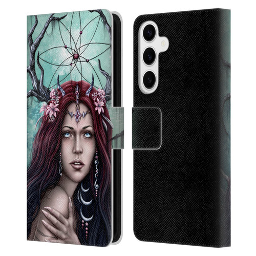 Sarah Richter Fantasy Fairy Girl Leather Book Wallet Case Cover For Samsung Galaxy S24+ 5G