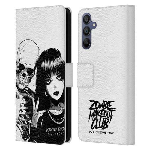Zombie Makeout Club Art Forever Knows Best Leather Book Wallet Case Cover For Samsung Galaxy A15