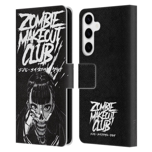 Zombie Makeout Club Art Face Off Leather Book Wallet Case Cover For Samsung Galaxy S24+ 5G