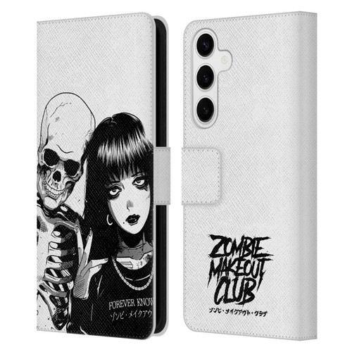 Zombie Makeout Club Art Forever Knows Best Leather Book Wallet Case Cover For Samsung Galaxy S24+ 5G