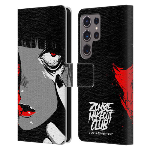 Zombie Makeout Club Art Eye Leather Book Wallet Case Cover For Samsung Galaxy S24 Ultra 5G