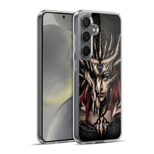 Sarah Richter Gothic Warrior Girl Soft Gel Case for Samsung Galaxy S24+ 5G & MagSafe