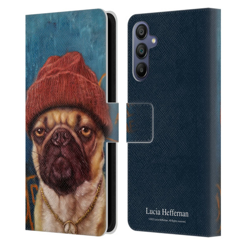 Lucia Heffernan Art Monday Mood Leather Book Wallet Case Cover For Samsung Galaxy A15