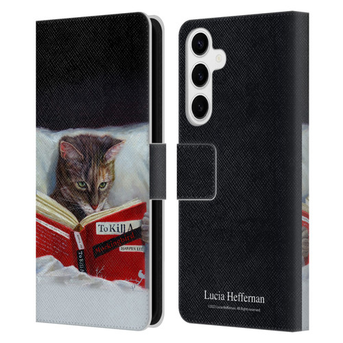 Lucia Heffernan Art Late Night Thriller Leather Book Wallet Case Cover For Samsung Galaxy S24+ 5G