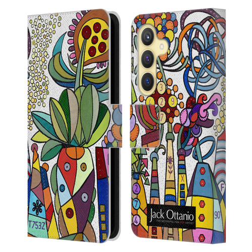 Jack Ottanio Art Plutone Garden Leather Book Wallet Case Cover For Samsung Galaxy S24 5G