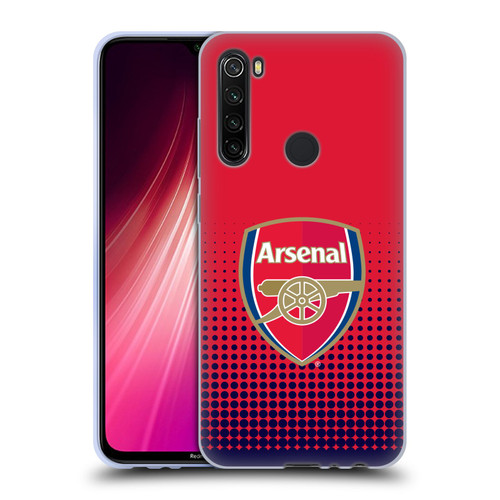 Arsenal FC Crest 2 Fade Soft Gel Case for Xiaomi Redmi Note 8T