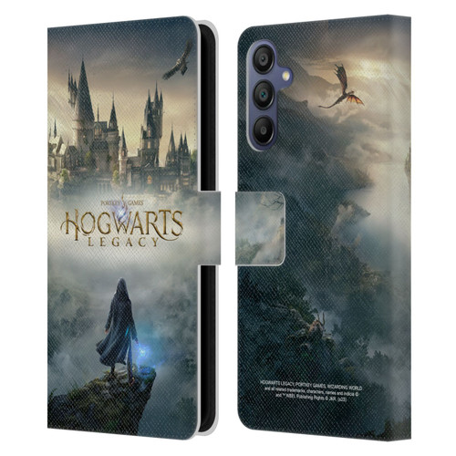 Hogwarts Legacy Graphics Key Art Leather Book Wallet Case Cover For Samsung Galaxy A15