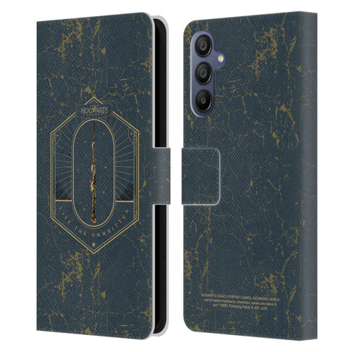 Hogwarts Legacy Graphics Live The Unwritten Leather Book Wallet Case Cover For Samsung Galaxy A15