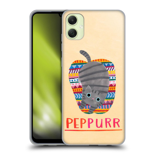 Planet Cat Puns Peppur Soft Gel Case for Samsung Galaxy A05