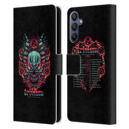 Trivium Graphics What The Dead Men Say Leather Book Wallet Case Cover For Samsung Galaxy A15